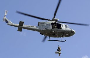 FACh tiene helicopteros para combate de incendios, pero Conaf no los ha pedido