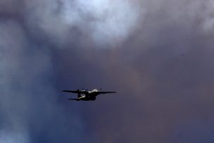 Desconocidos atacan avioneta que combatía incendios en la provincia de Arauco