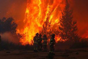 Conaf reporta que se mantienen 45 incendios forestales activos