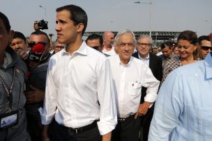 Venezuela: Piñera llega junto a Duque y Guaidó al puente Tienditas para entregar ayuda