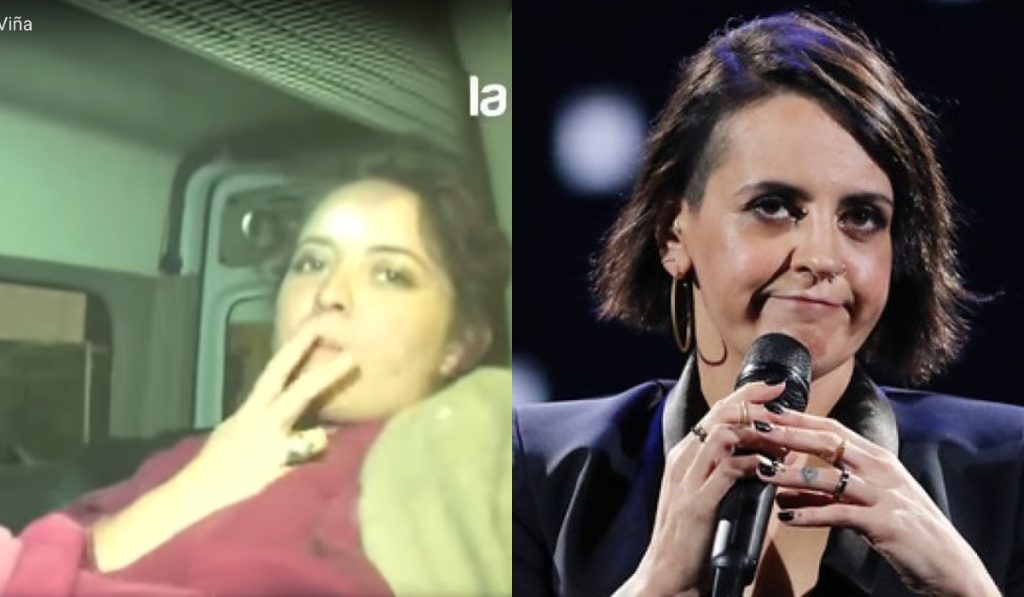 Equipo de Jani Dueñas realizó “gestos obscenos” tras salida de criticado show en Viña 2019