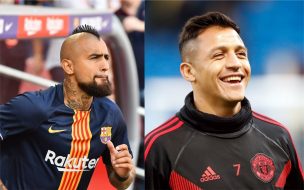 Alexis y Arturo Vidal son suplentes en el duelo del FC Barcelona vs. Manchester United en Champions League