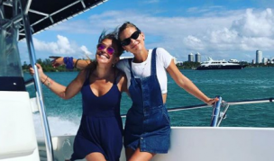 Mayte Rodríguez y Carolina Arregui hacen deporte extremo en sus vacaciones