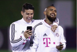 James Rodríguez no olvida a Arturo Vidal: consideró al chileno entre los jugadores claves de su carrera