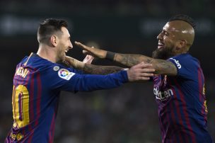 Arturo Vidal fue clave en la contundente victoria del FC Barcelona ante Real Betis