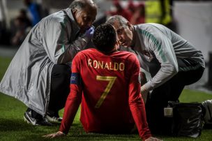 Malas noticias para la Juventus: Cristiano Ronaldo sale lesionado en partido clasificatorio a la Eurocopa