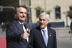 Jair Bolsonaro: “Si estoy aquí es porque a mí me gustan Chile y Piñera”