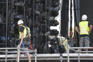 Autoridades inspeccionan las instalaciones del festival Lollapalooza