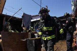 Incendio en Temuco deja 21 damnificados y 2 lesionados