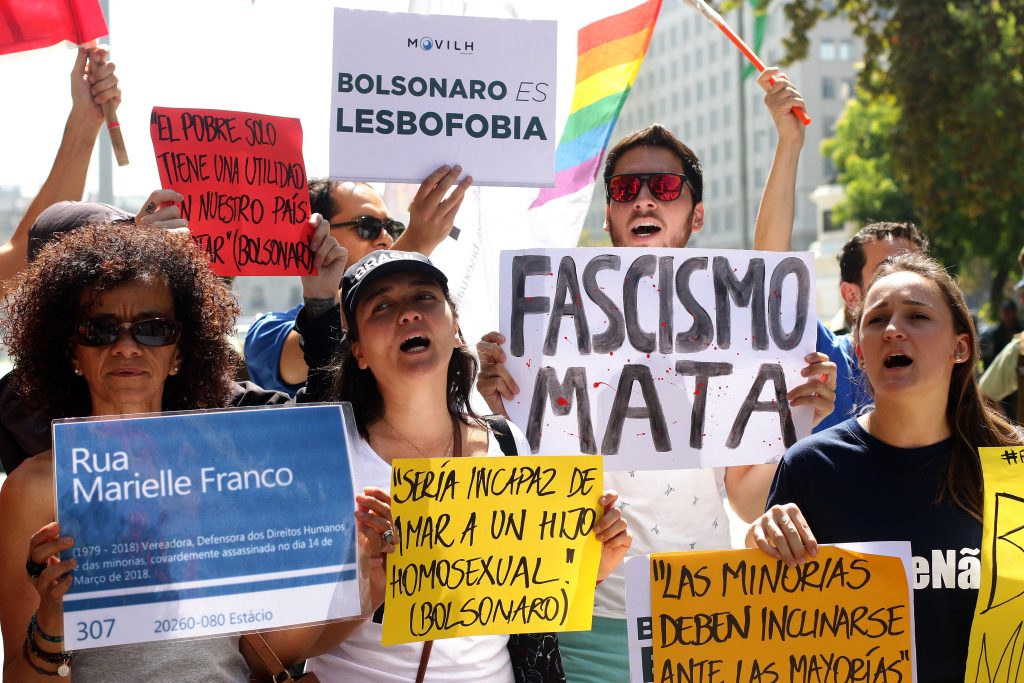 Organizaciones sociales protestan contra “discurso de odio” de Bolsonaro