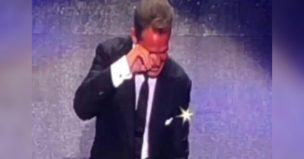 ¿Se emocionó? Video revela cómo Luis Miguel habría llorado durante una presentación en Perú