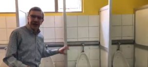 Alcalde Lavín elimina los urinarios de los colegios: 