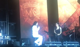 VIDEO | Mon Laferte y Marco Antonio Solís cantan juntos en show en México