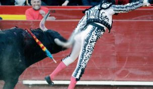 La impactante cornada que recibió un torero español