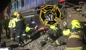 Atropello de tren de carga deja a joven de 15 años en riesgo vital en Maipú