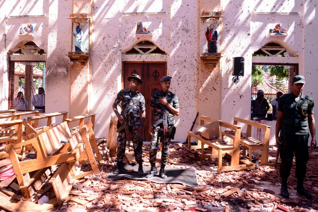 Ya hay detenidos por presunta participación en atentado que causó 218 muertes en Sri Lanka