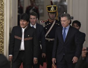 Macri y Evo Morales impulsan acuerdos comerciales en reunión en Argentina