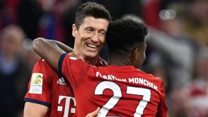 Lewandowski protagoniza grave pelea con un compañero en el término de la práctica del Bayern Munich