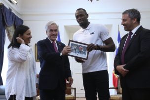 Presidente Piñera más rápido que Bolt: le regaló un meme al deportista