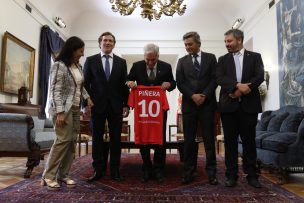 Mundial 2030: Piñera recibió a presidentes de la Conmebol y la ANFP