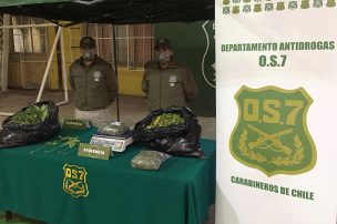 OS7 de Carabineros de Iquique detiene a banda que portaba 190 kilos de droga