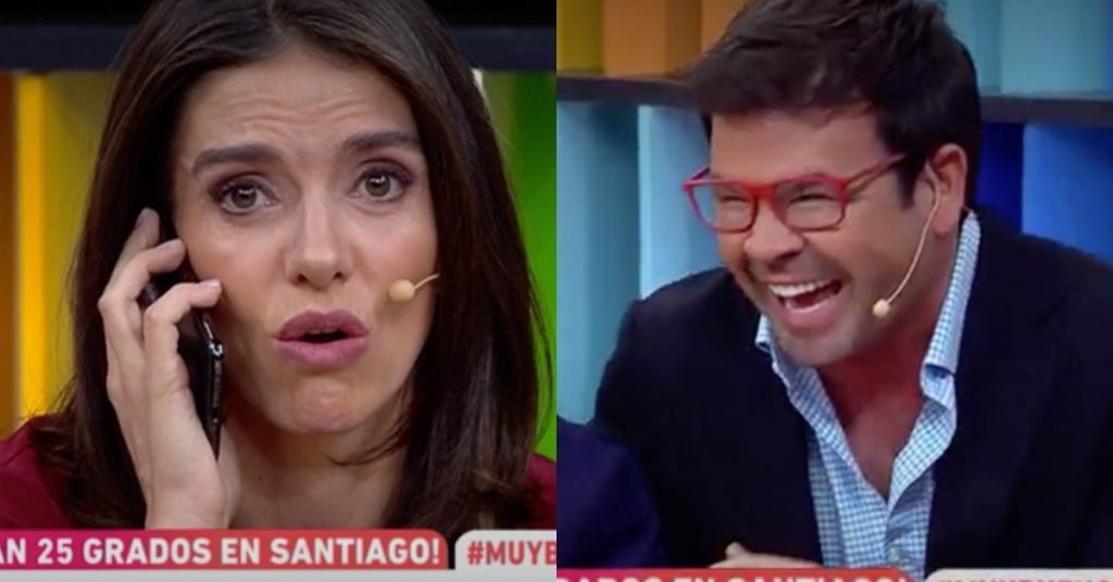 El confuso percance que vivió María Luisa Godoy y que desató risas en el set de “Muy Buenos Días”