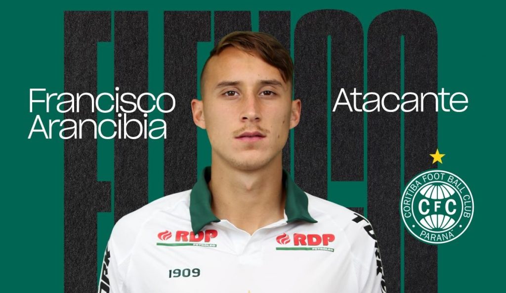 Arancibia fue confirmado como refuerzo de Coritiba: “Espero hacer muchos goles”