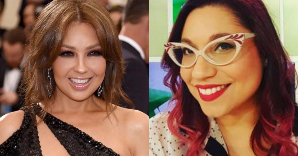 El inédito homenaje que le dio Thalía a Alejandra Valle de “Intrusos” en su Instagram