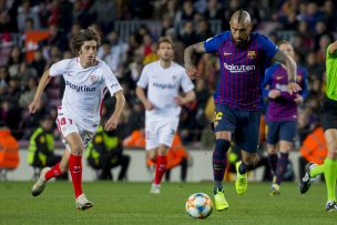 Barcelona empató ante el colista de la liga con un activo Arturo Vidal