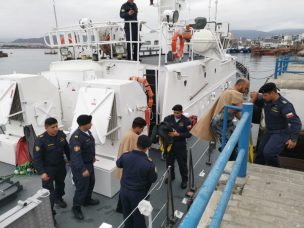 Armada rescató dos buzos que naufragaron en Coquimbo