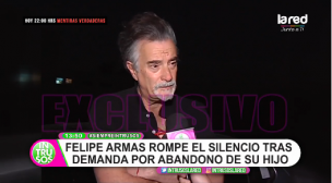 ¡Se desahogó! Actor Felipe Armas responde a las críticas tras denuncia por el abandono de su hijo autista