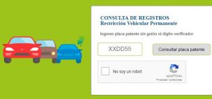Ingresa tu patente para saber qué días tienes restricción vehicular