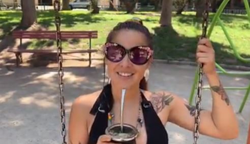 Denise Rosenthal comparte “tétrico” video casero de ella grabado por su pololo