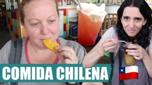 VIDEO | Turistas prueban comida chilena por primera vez