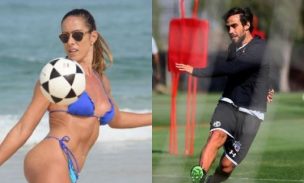 Brasileña que se midió con Ronaldinho desafió a Jorge Valdivia a increíble reto de fútbol