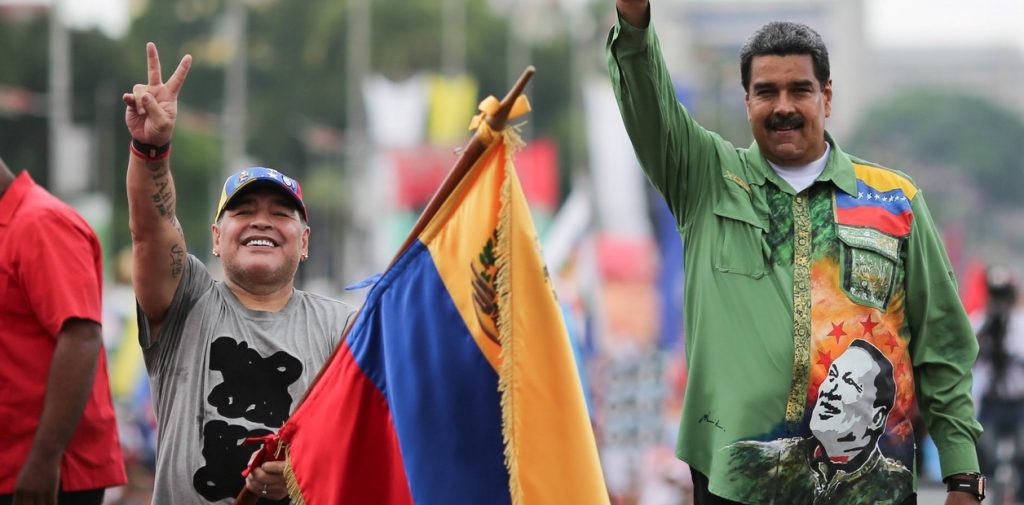 Diego Maradona vuelve a respaldar a Maduro tras nuevo intento de golpe de estado en Venezuela