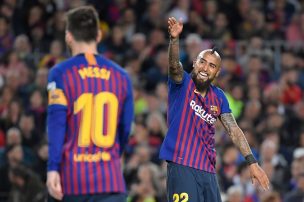 “Mi chileno”: La cariñosa imagen que compartió futbolista del FC Barcelona con Arturo Vidal