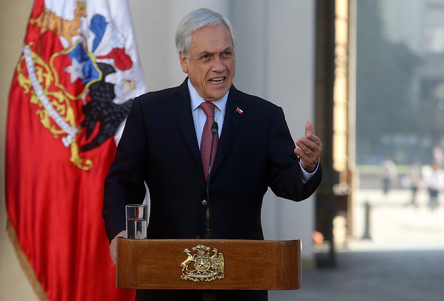 Presidente Piñera llamó a diputados “rectificar el rumbo” y a aprobar ideas de legislar