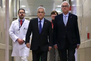 Presidente Piñera visitó a menor herido por un compañero en Puerto Montt