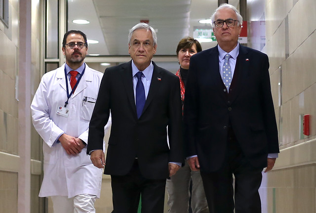 Presidente Piñera visitó a menor herido por un compañero en Puerto Montt