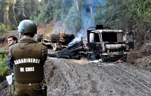 Desconocidos queman nuevo camión al sur de Cañete