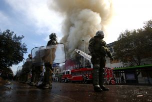 Intendenta critica violencia en marcha de Central Clasista y trabajadores niegan responsabilidad