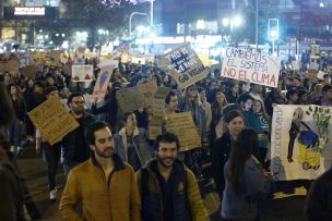 Santiago se sumó a la manifestación mundial por el cambio climático