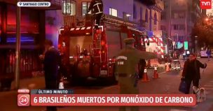 Seis personas mueren por fuga de gas en departamento de Santiago Centro