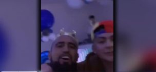 [VIDEO] La animada fiesta de Arturo Vidal antes de concentrarse en la selección chilena