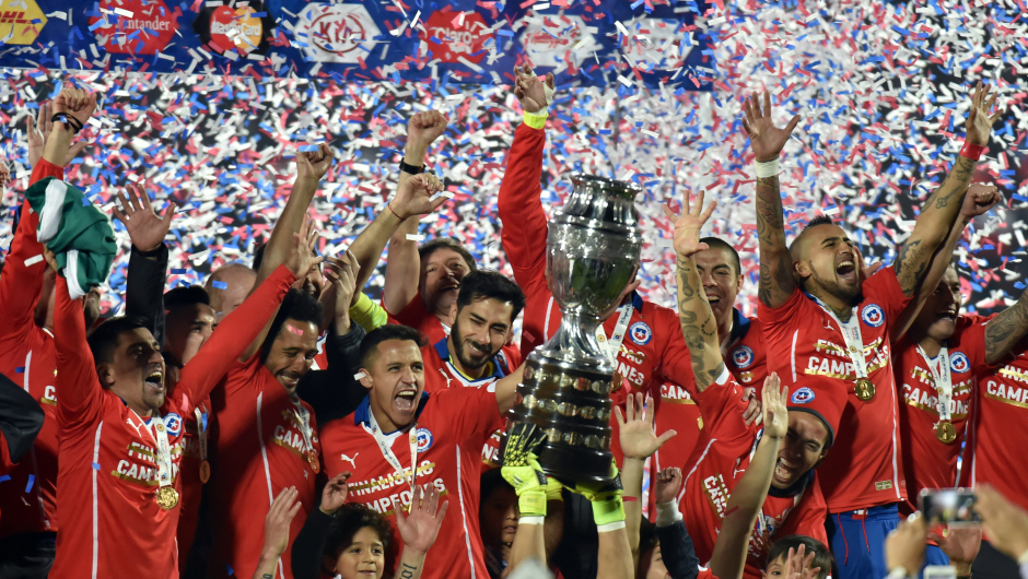 Deportes en Agricultura recuerda el primer titulo de la selección chilena en la Copa América 2015