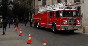 Karla Rubilar reportó la evacuación en la lntendencia Metropolitana