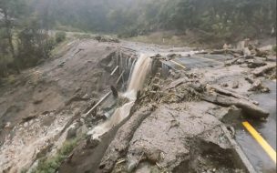 Aluvión cortó la ruta que une Chile y Argentina