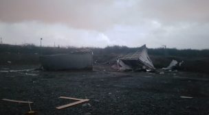 Los impactantes registros del tornado que azotó a la Región del Biobío