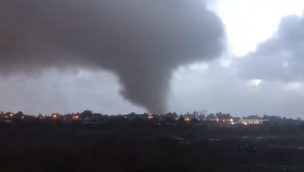 Tornado deja varios lesionados en la Región del Biobío